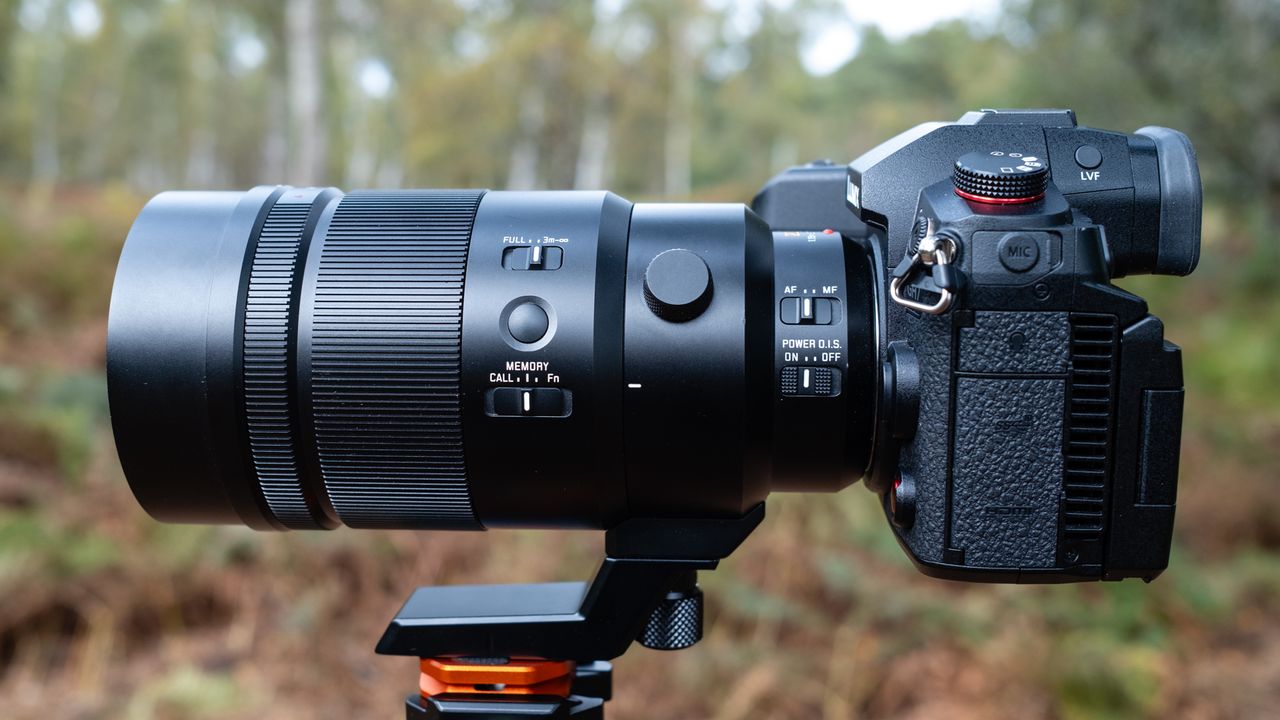 Panasonic Leica DG Elmarit 200mm f/2.8 POWER O.I.S telephoto lens.