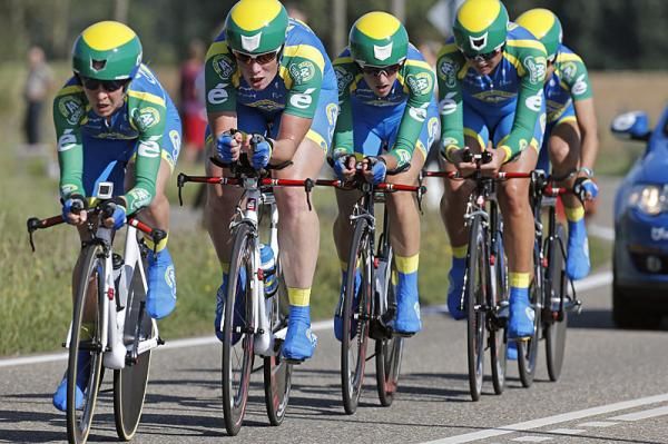 AA Drink does the team time trial at Worlds