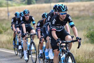 Team Sky, stage nine of the 2016 Vuelta a España