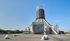 Installation view at Liverpool Metropolitan Cathedral