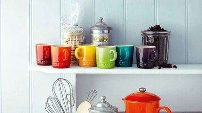 Le Creuset rainbow mugs