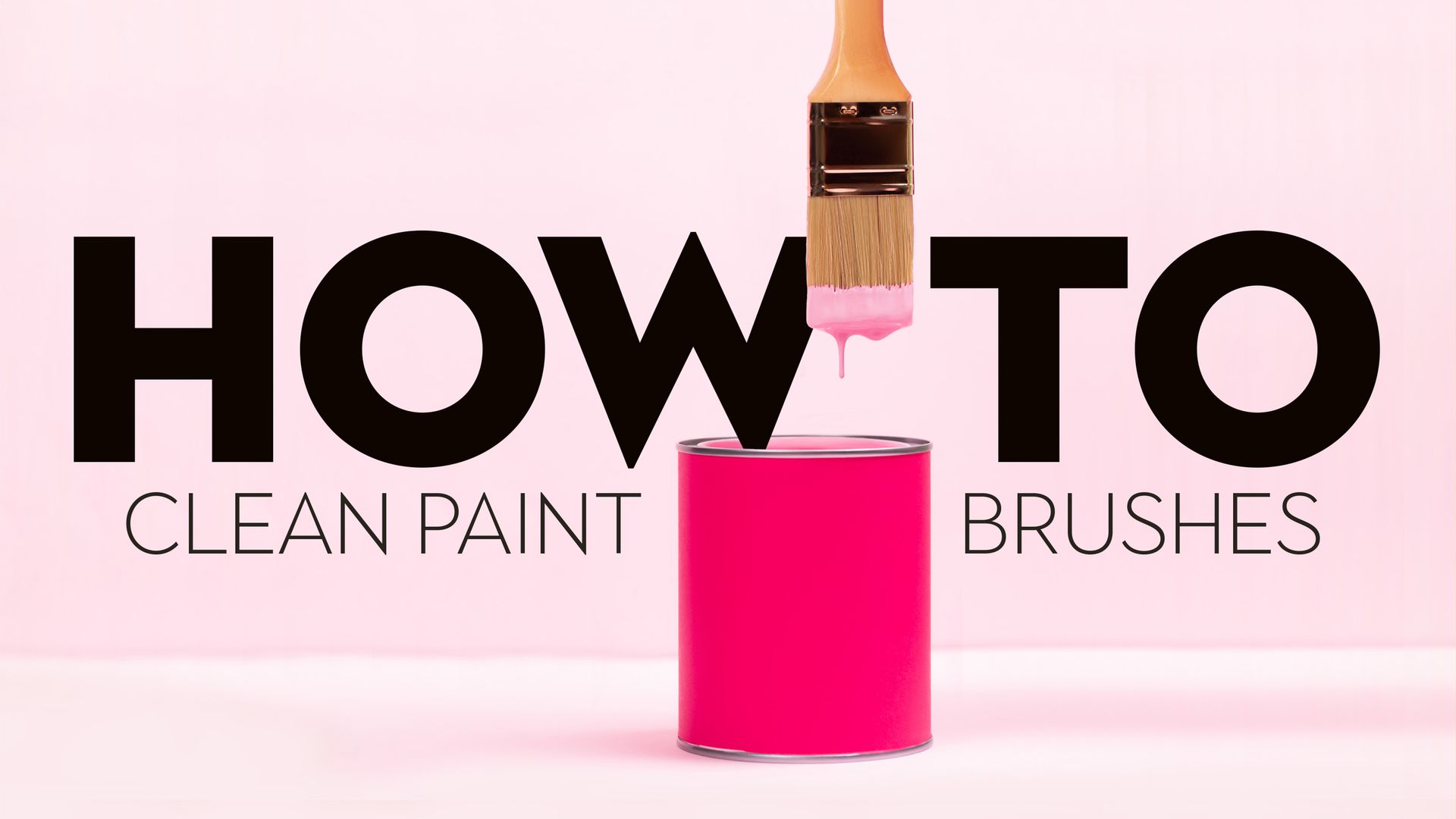 How to clean paint brushes properly Real Homes
