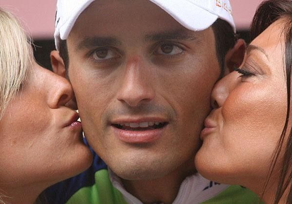 Daniele Bennati is always clean shaven just in case he gets some podium time.