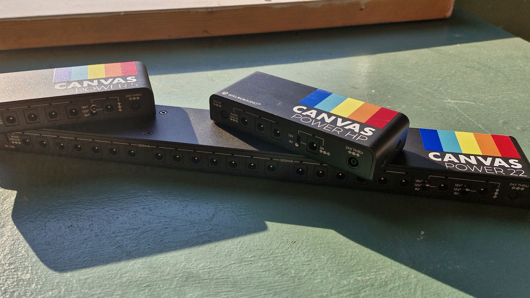 The canvas audio Power HP, Power 5 and Power 22 in group