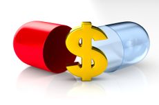 capsule on white background. Isolated 3D illustration