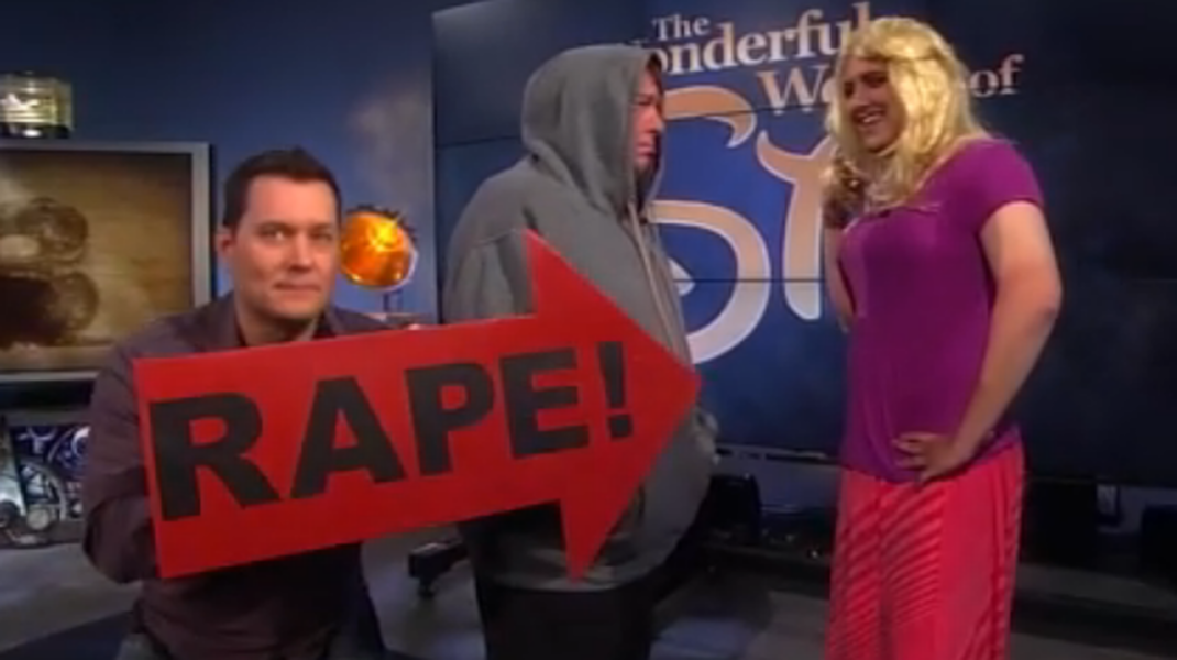 Glenn Beck made a disgusting sketch mocking campus rape