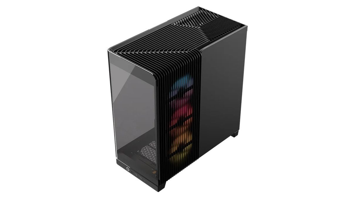 The Corsair Frame 4500X PC case in black