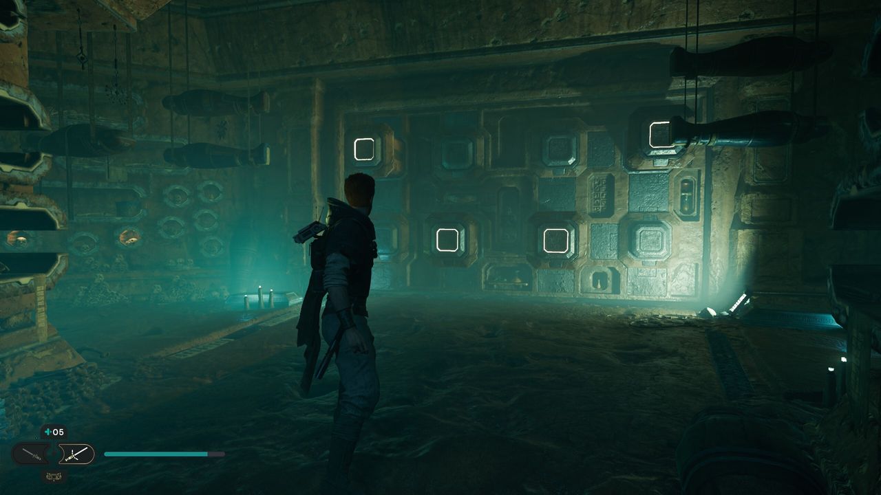 Cal standing in front of crypt solution