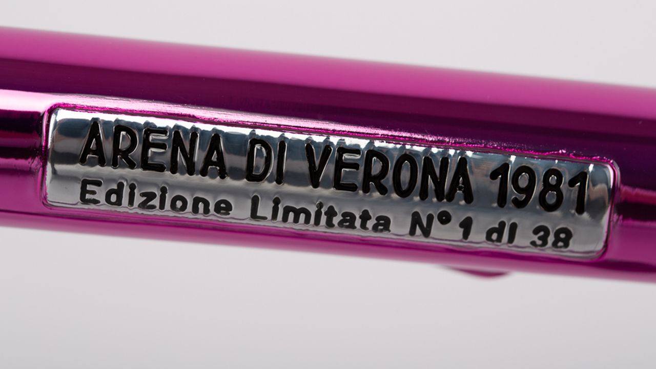 Each frameset features a metal plate denoting the number of the limited series
