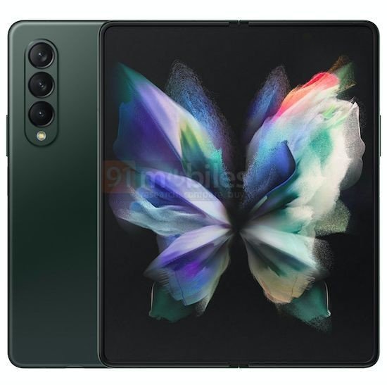 Samsung Galaxy Z Fold 3 Leak Render