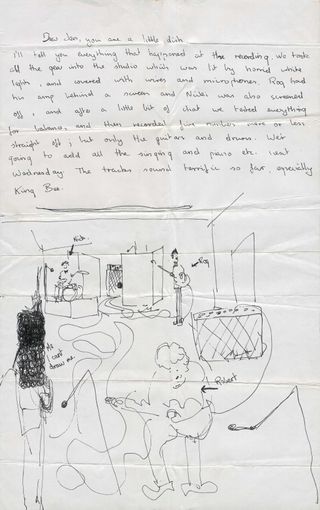 Syd’s letter about recording with Pink Floyd.