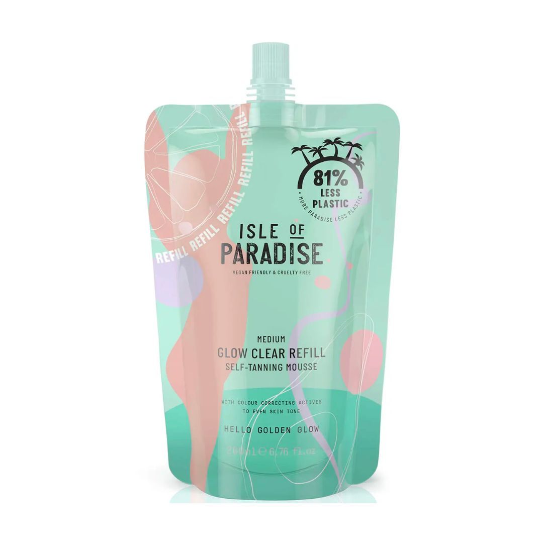 Isle of Paradise Glow Clear Self-Tanning Mousse