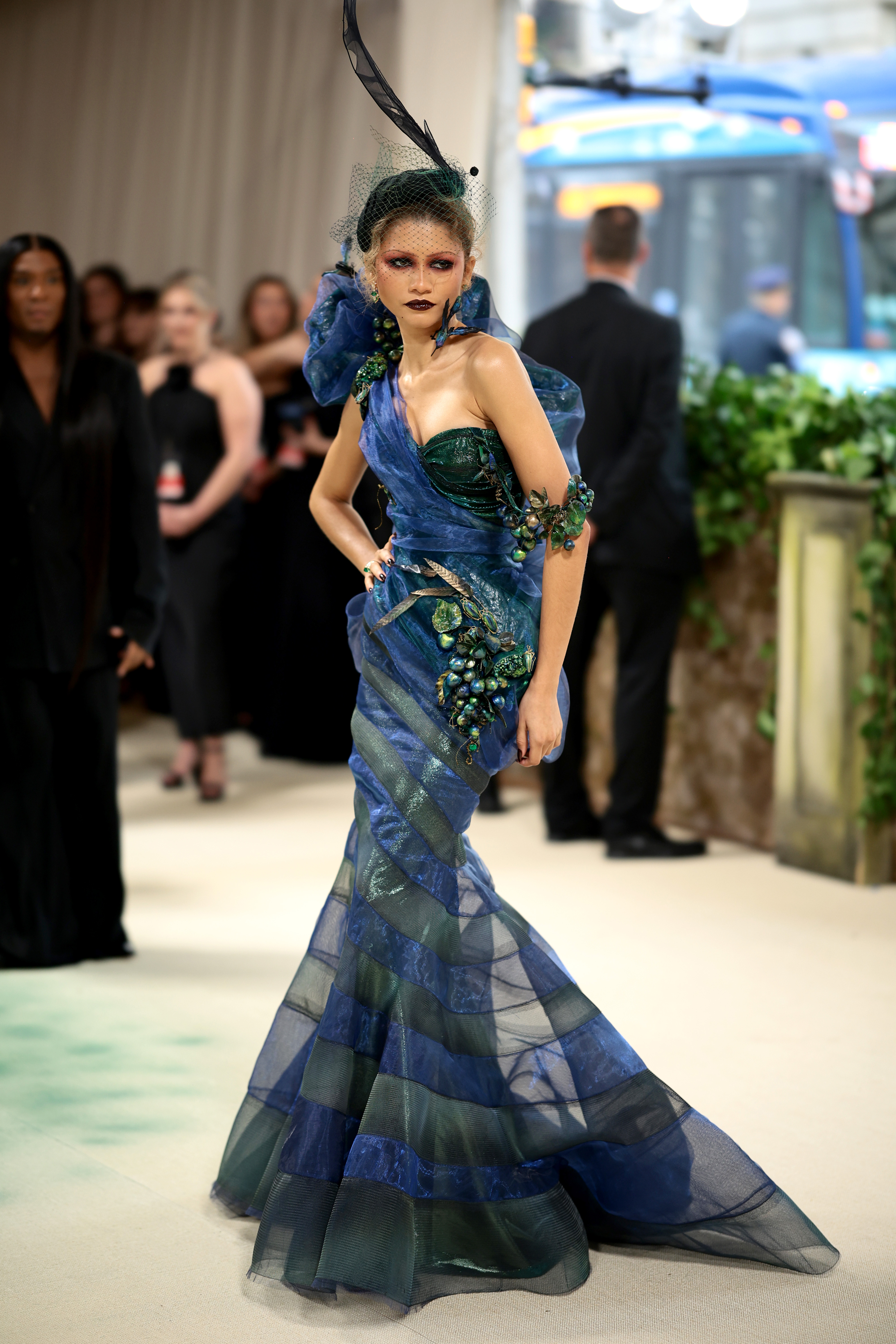 Zendaya attends The 2024 Met Gala Celebrating "Sleeping Beauties: Reawakening Fashion" at The Metropolitan Museum of Art on May 06, 2024 in New York City.