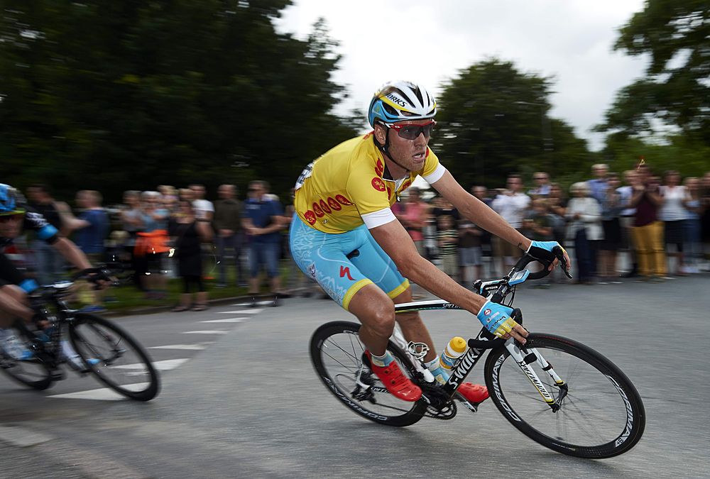 Race leader Lars Boom (Astana)