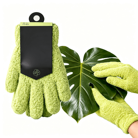 Acdanc Microfiber Dusting Gloves for Plants,premium Leaf Cleaning Gloves for Houseplants - Reusable,lint Free,premium Microfiber Gloves for Plants