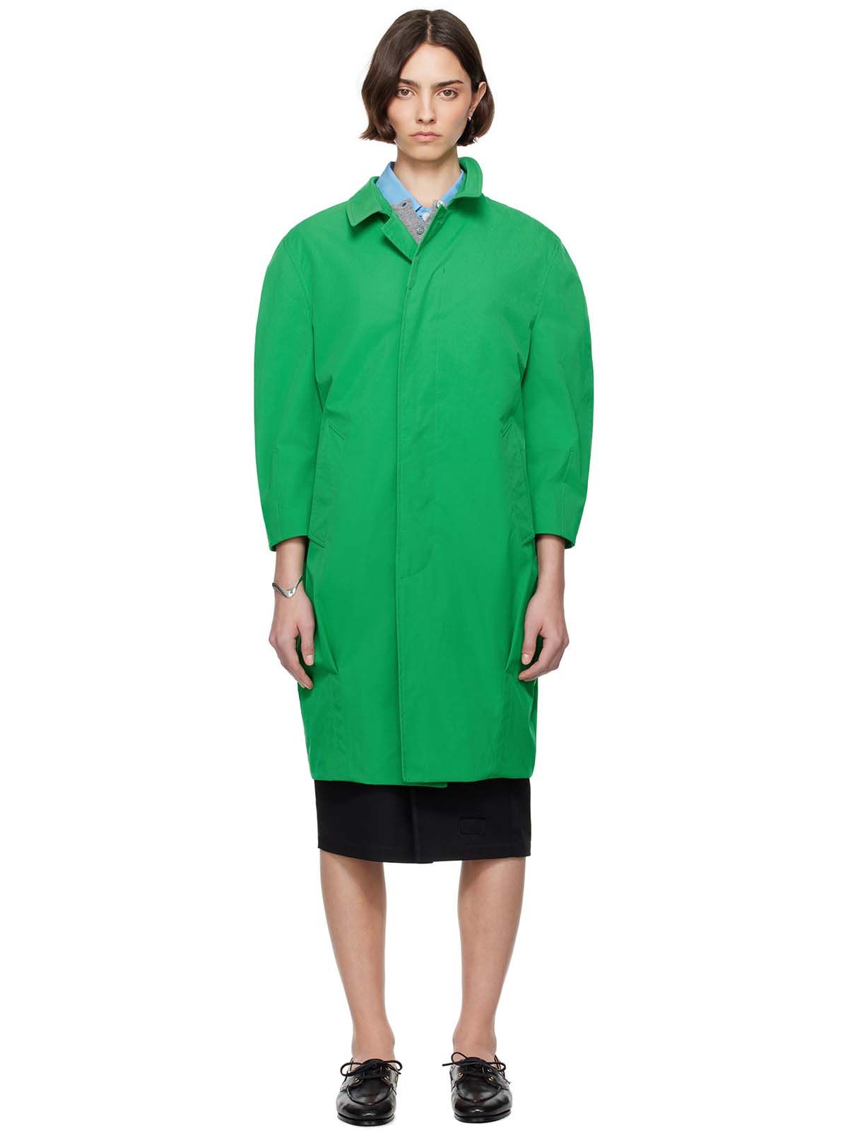 Green Twill Coat