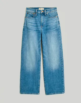The Plus Perfect Vintage Wide-Leg Jean in Morea Wash