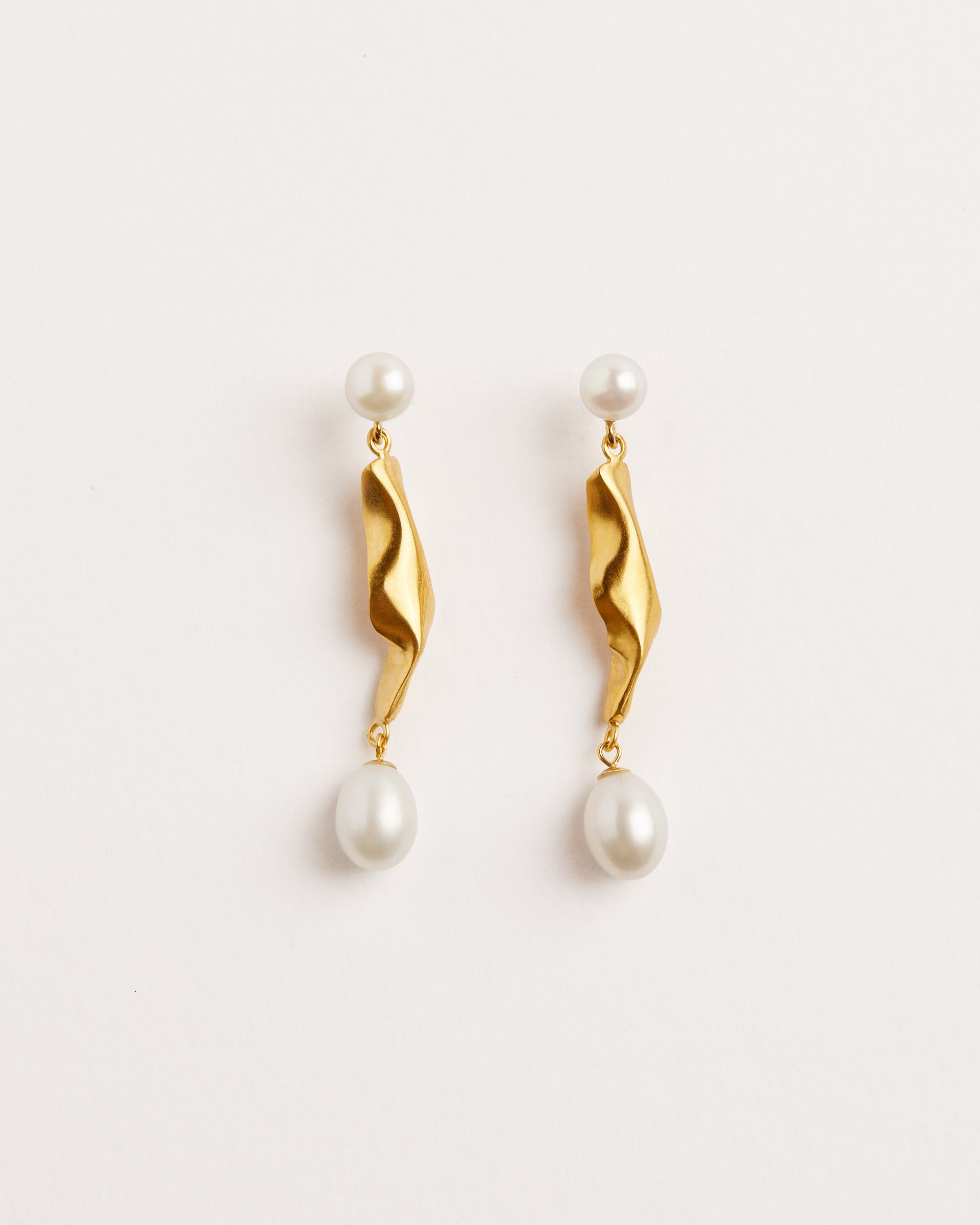 Velo Earrings - 18ct Gold-Plated Silver