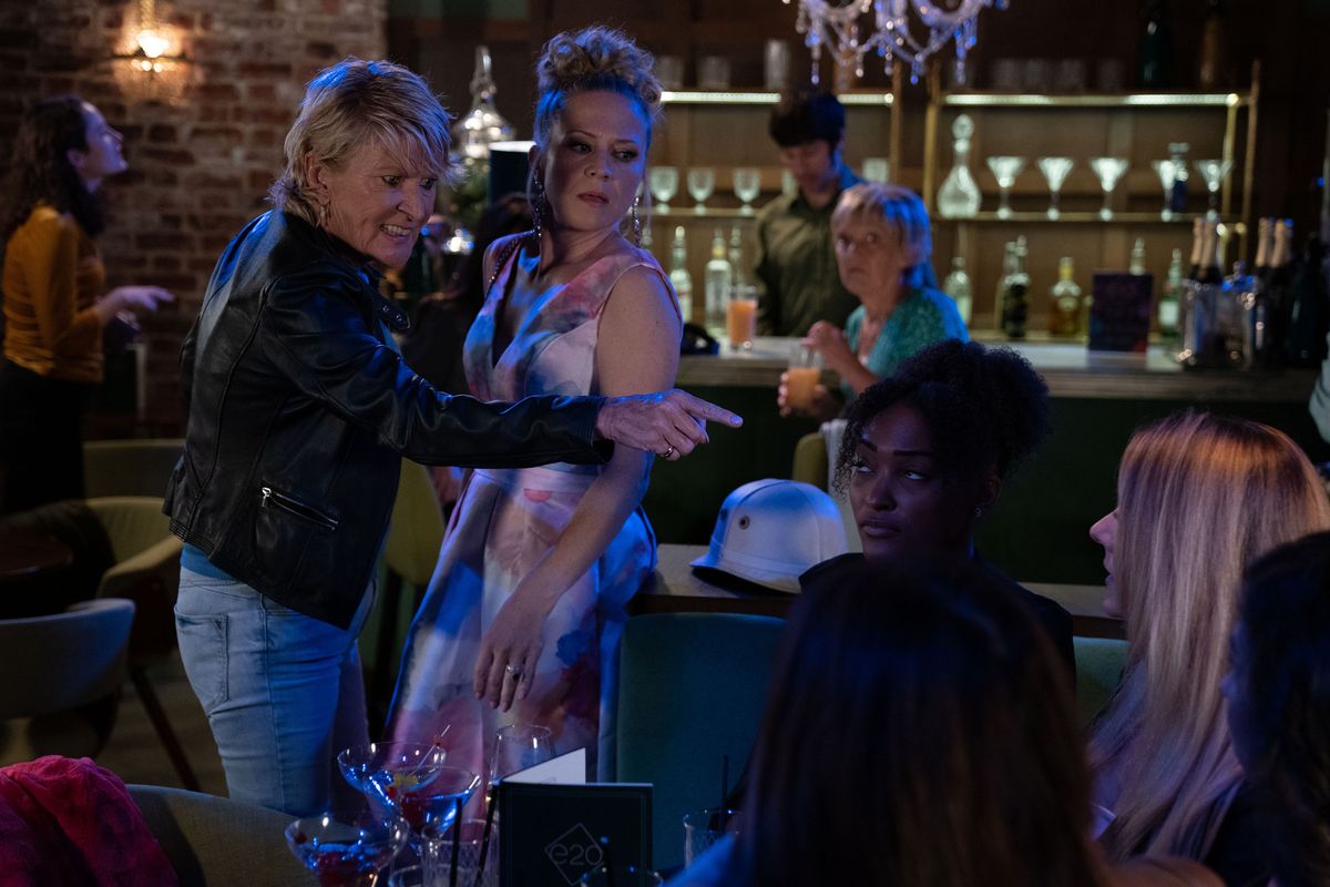 EastEnders Shirley Carter comes face-to-face with Shelley