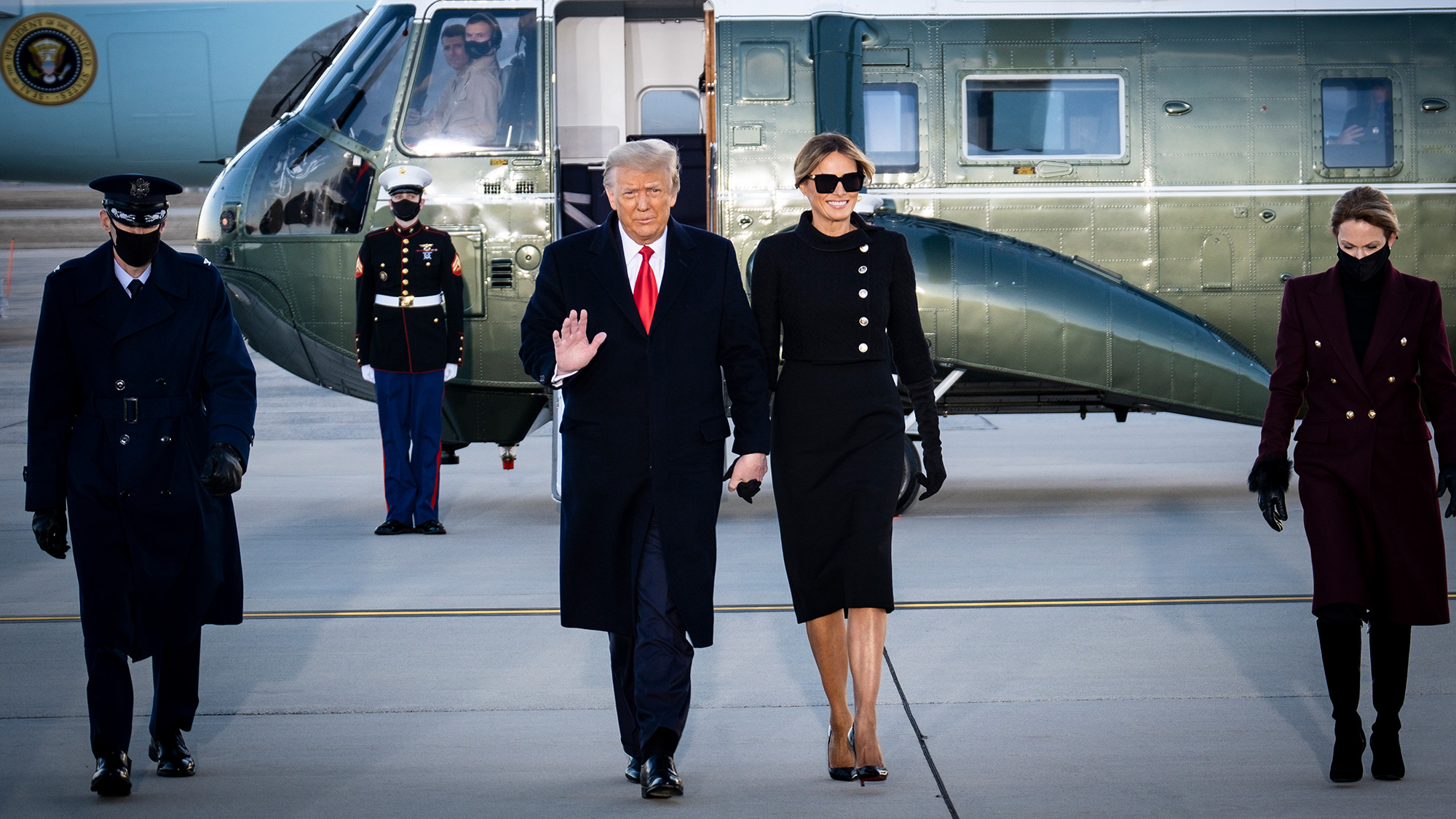 Melania trump cheap orange dress