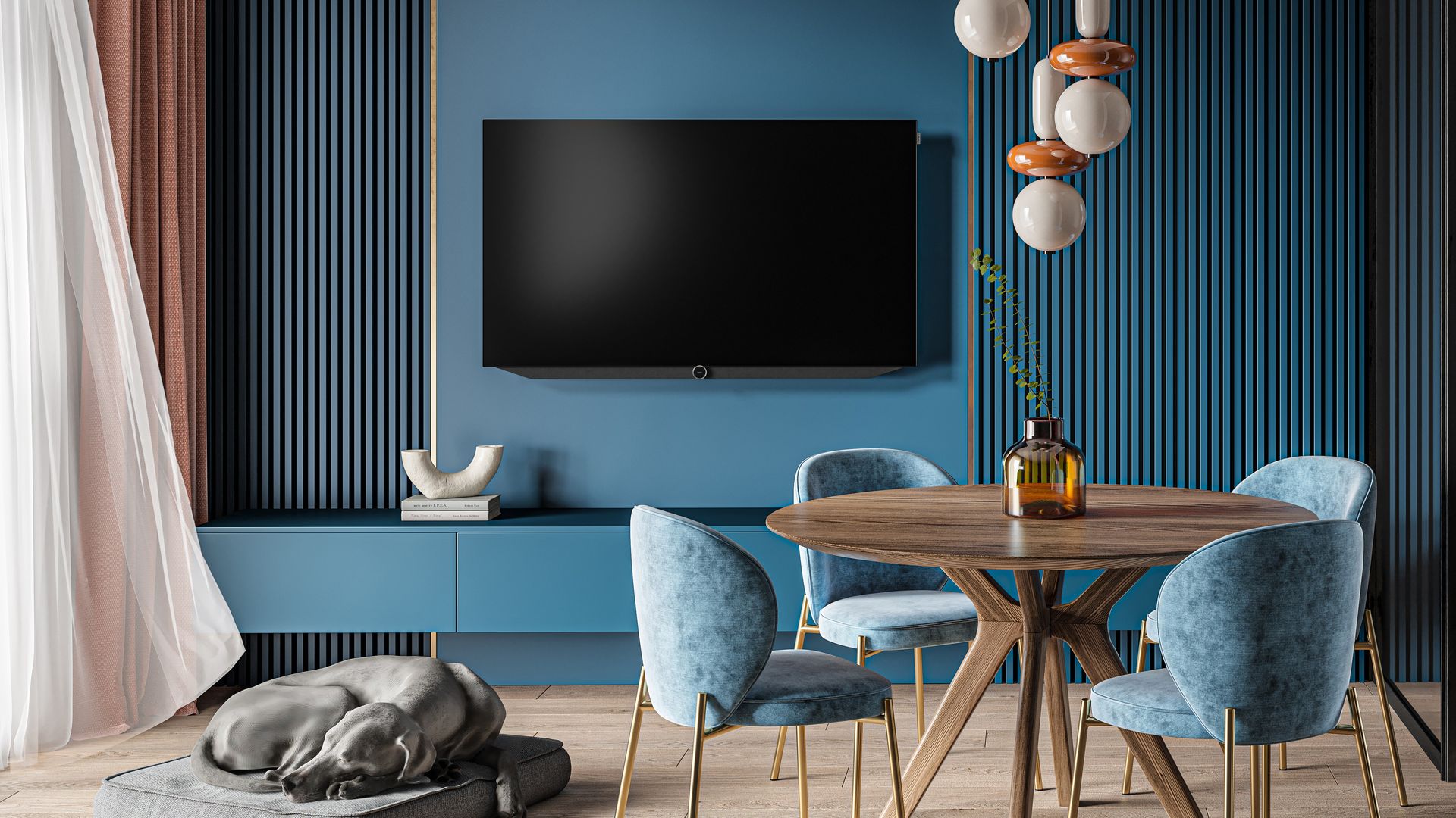 Loewe's luxe 48inch OLED TV has a builtin soundbar, but the LG C2 has