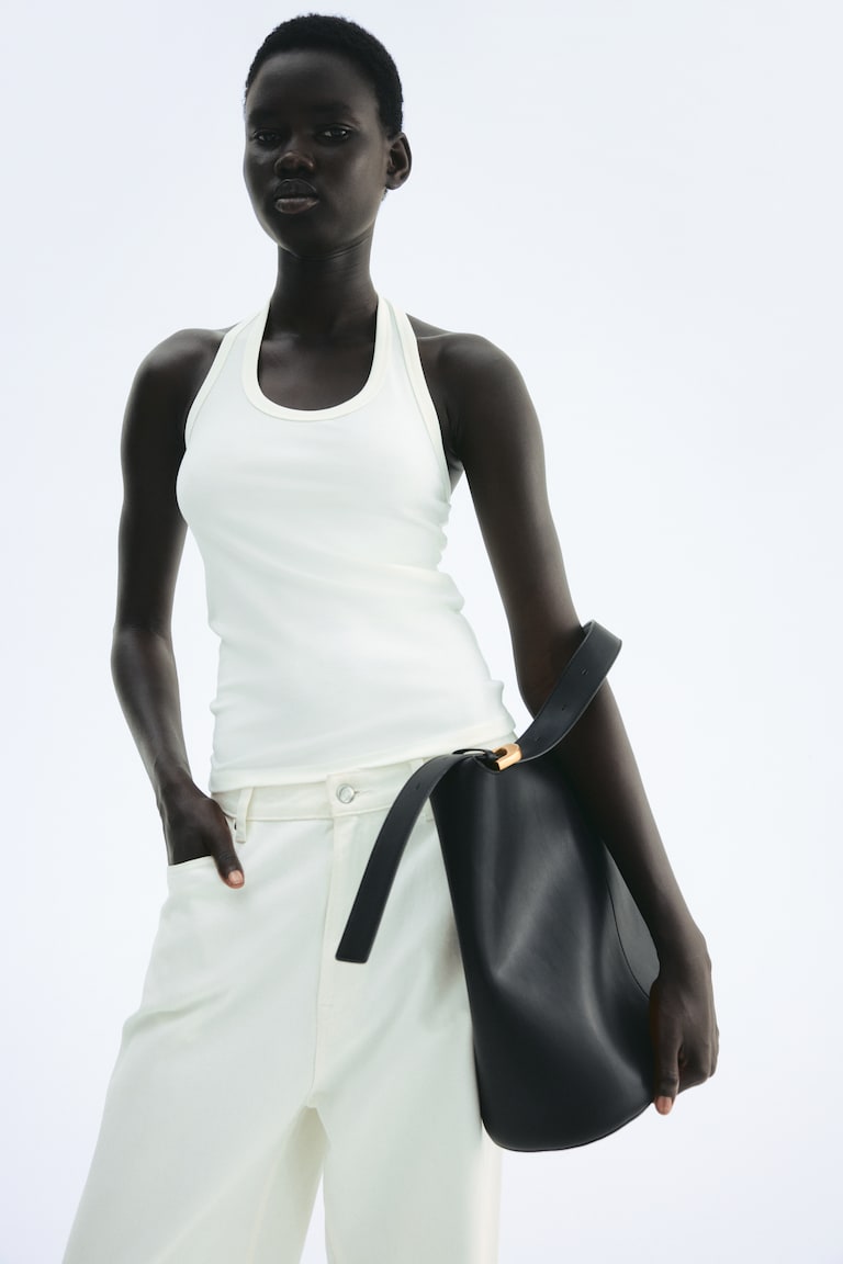 Pima Cotton Halterneck Top