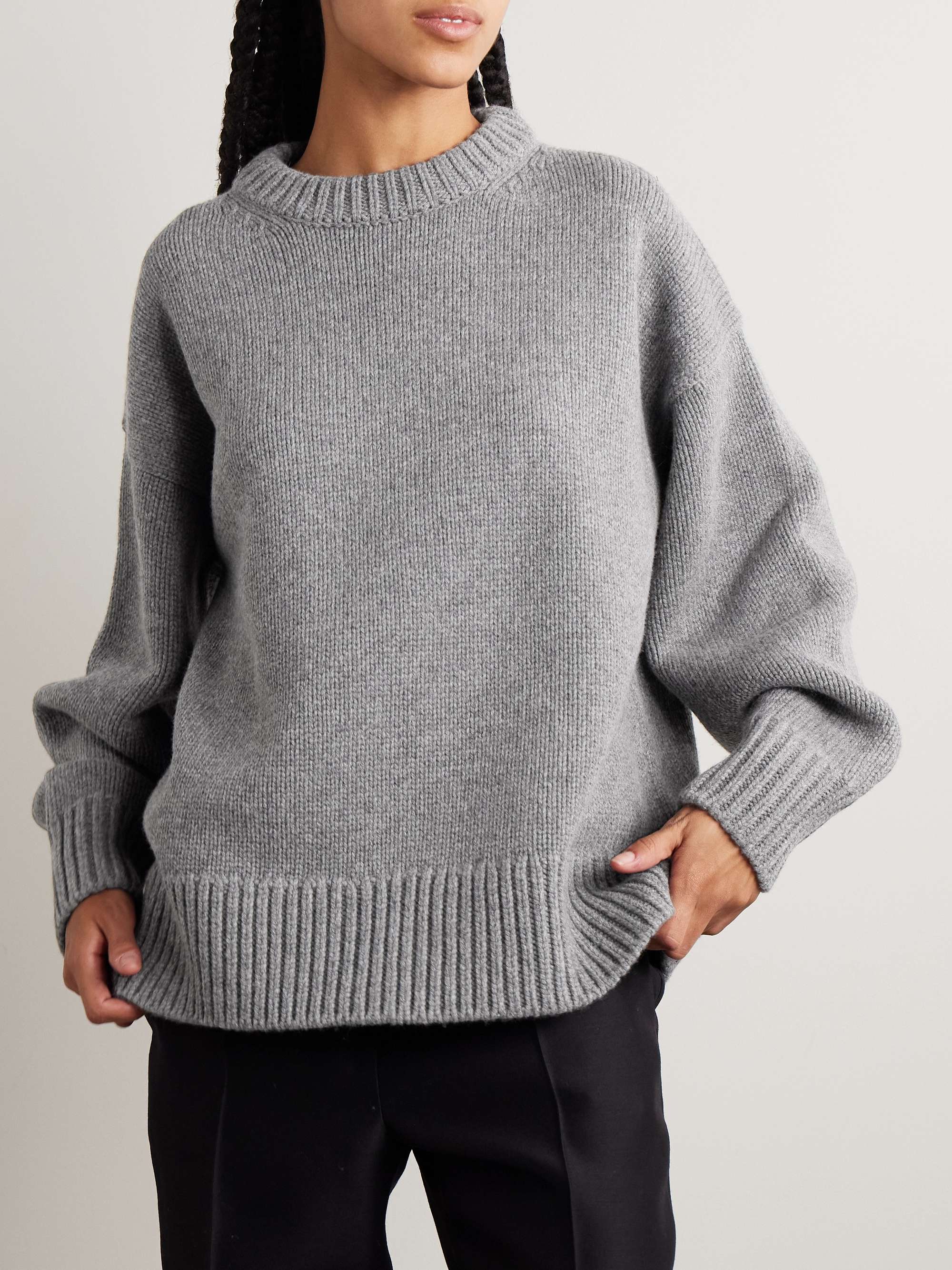 Essentials Ophelia Oversized Wool and Cashmere-Blend Sweater