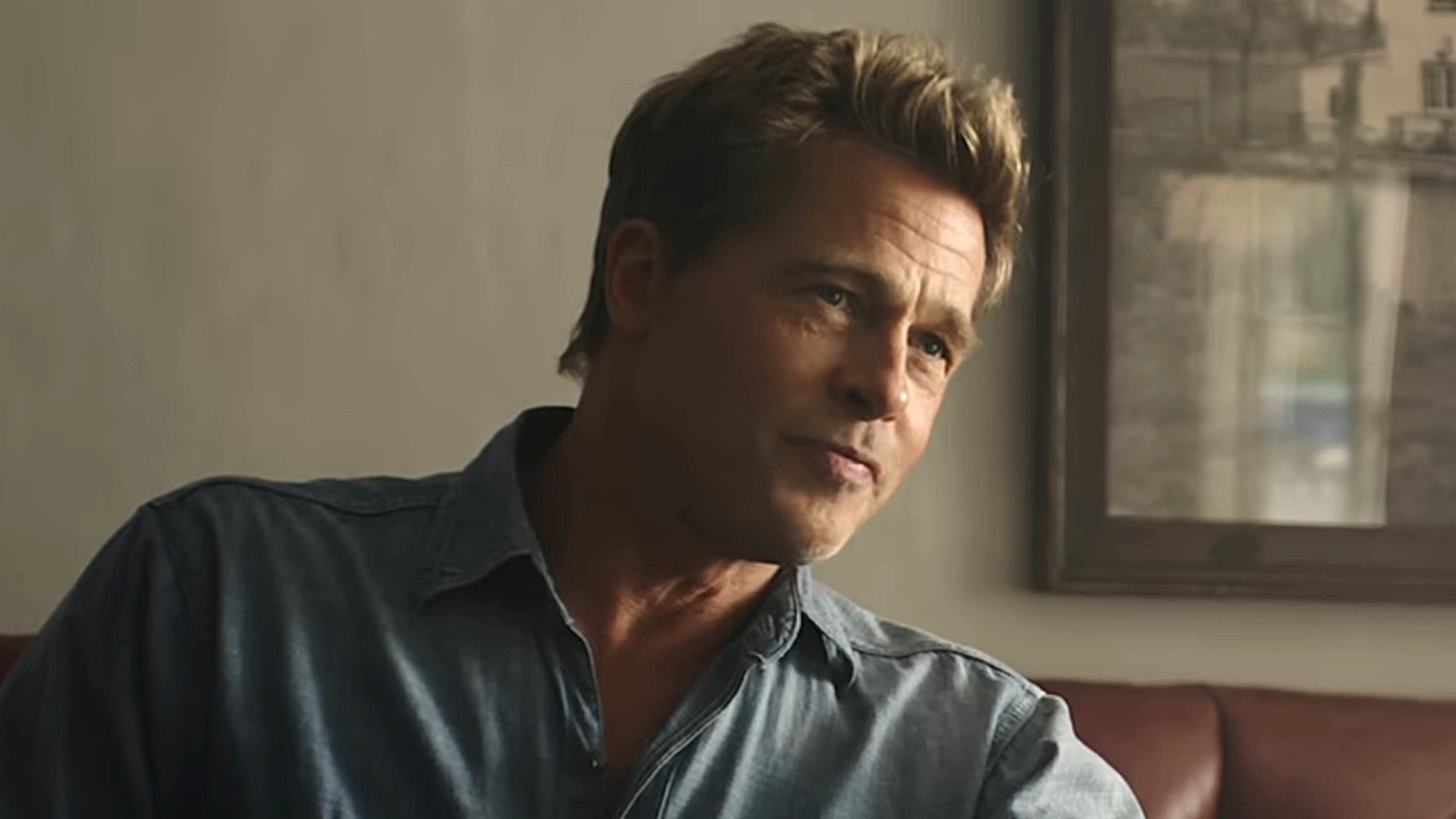 Brad Pitt is shown in F1.
