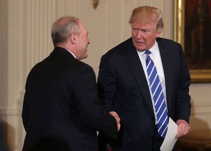 Rep. Scalise and President Trump.