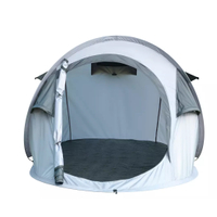 Pro Action 2 Person 1 Room Pop Up Camping Tent - Black