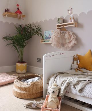 kids room with bed and toys