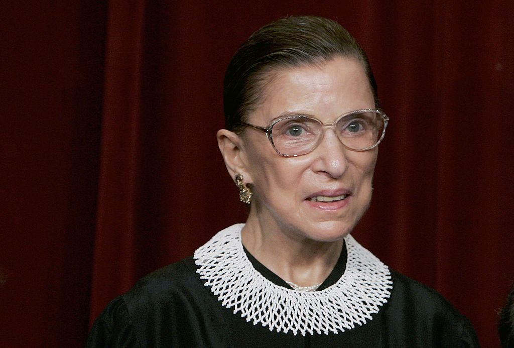 Supreme Court Justice Ruth Bader Ginsburg.