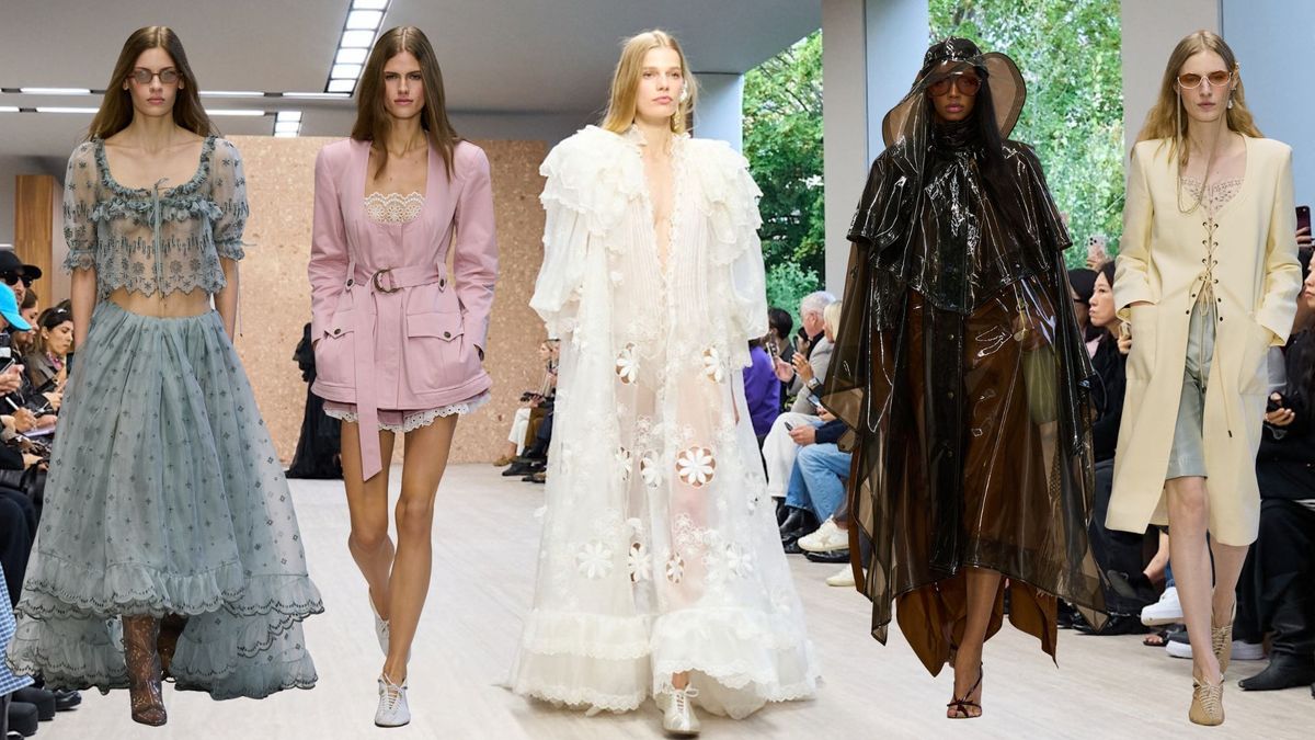 Lace Co-Ords and Covetable Trench Coats: Chloé's Latest Collection Is a Masterclass in Modern French Dressing