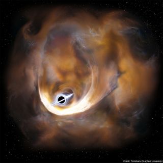 Second largest black hole in Milky Way