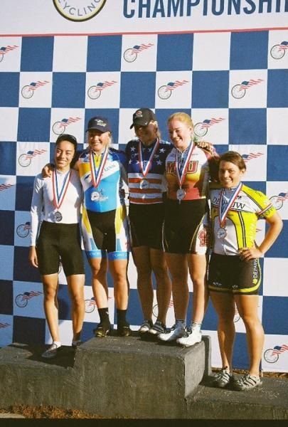 Match sprint podium