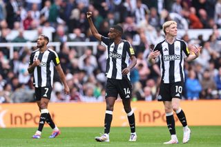 Newcastle squad for 2024/25 NEWCASTLE UPON TYNE, ENGLAND - SEPTEMBER 1: Alexander Isak of Newcastle United celebrates after scoring a goal to make it 2-1 during the Premier League match between Newcastle United FC and Tottenham Hotspur FC at St James&#039; Park on September 1, 2024 in Newcastle upon Tyne, England. (Photo by Robbie Jay Barratt - AMA/Getty Images)