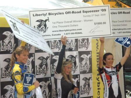 Emily Batty topped the women's podium.