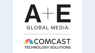 Comcast Technology Solutions and A+E logo