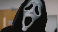 Ghostface staring down his victim in Scary Movie 6