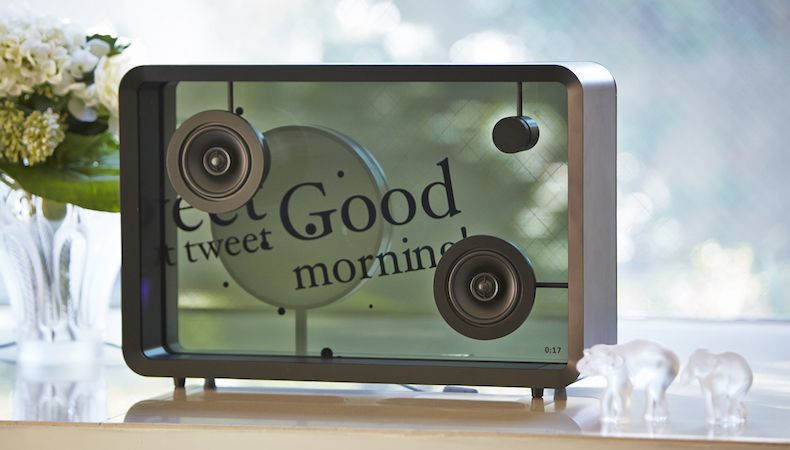 Lyric speaker displays song lyrics as you play your tunes | What Hi-Fi?