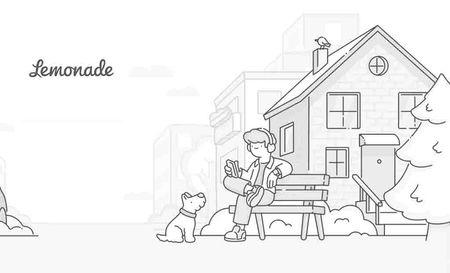 lemonade logo top left with illustration