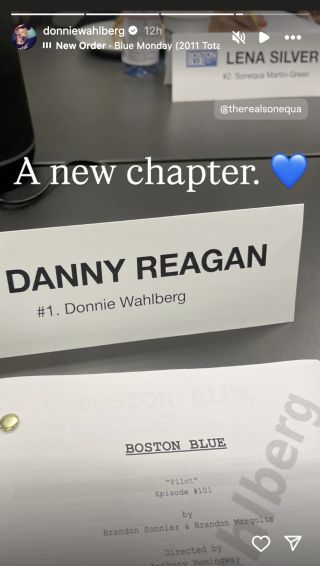 Blue Bloods’ Donnie Wahlberg Shares A BTS Photo As His Spinoff Heads Into Production, And This Is All Starting To Feel More Real To Me