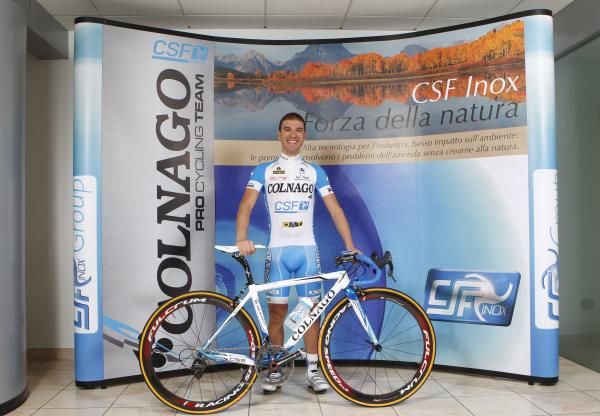 Simone Stortoni (Colnago-CSF Inox) is ready for the 2011 campaign.
