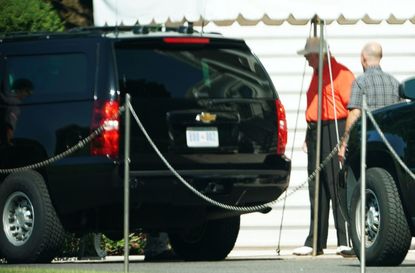 Trump prepares to golf on Labor Day