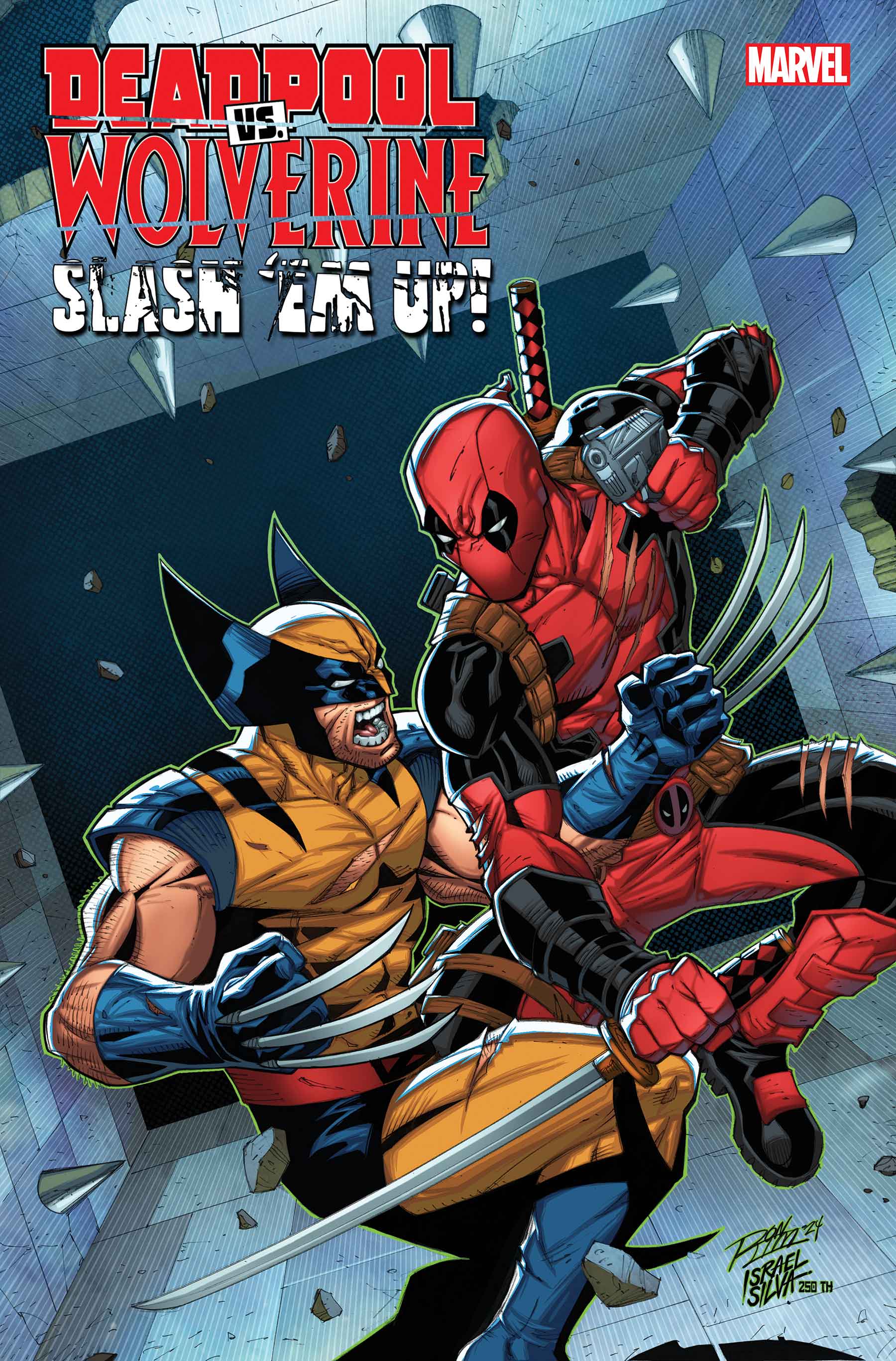 Deadpool and Wolverine reunite for a bloodthirsty tour of Madripoor in the print edition of the Marvel Unlimited Infinity Comic Slash 'em Up!