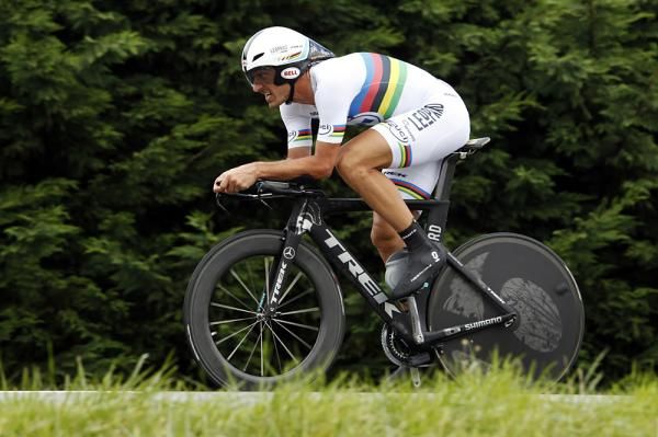 World TT champion Fabian Cancellara was only able to take 8th on the day
