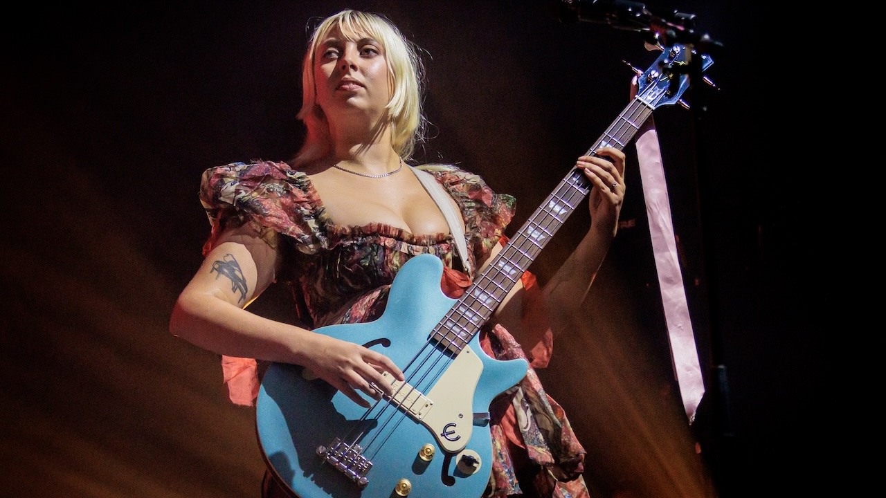 Georgia Davies of The Last Dinner Party performs at Fabrique on February 13, 2026 in Milan, Italy.