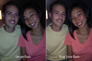 Apple's claimed difference between standard flash and its True Tone Flash