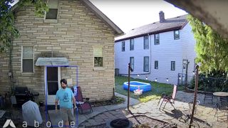 Abode Cam 2 footage detecting person