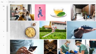 Selection of free photos on Adobe Stock website